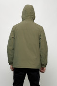 Купить Куртка молодежная мужская весенняя с капюшоном светло-зеленого цвета 803ZS, фото 10