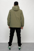 Купить Куртка молодежная мужская весенняя с капюшоном светло-зеленого цвета 803ZS, фото 4