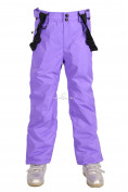 Купить Брюки горнолыжные подростковые для девочки фиолетового цвета 816F, фото 3