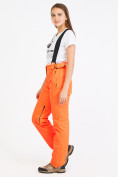 Купить Брюки горнолыжные женские оранжевого цвета 818O, фото 3