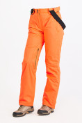 Купить Брюки горнолыжные женские оранжевого цвета 818O, фото 5