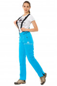 Купить Брюки горнолыжные женские синего цвета 818S, фото 3