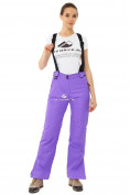 Купить Костюм горнолыжный женский фиолетового цвета 01807F, фото 14