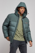 Купить Куртка мужская зимняя с капюшоном спортивная великан цвета хаки 8377Kh, фото 6