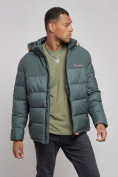 Купить Куртка мужская зимняя с капюшоном спортивная великан цвета хаки 8377Kh, фото 7