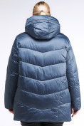 Купить Куртка зимняя женская стеганная синего цвета 85-923_49S, фото 5