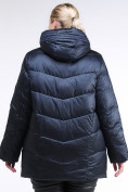 Купить Куртка зимняя женская стеганная темно-синего цвета 85-923_5TS, фото 4