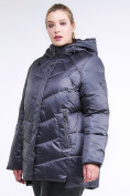 Купить Куртка зимняя женская стеганная темно-фиолетовый цвета 85-923_889TF, фото 3