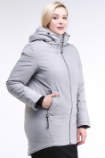 Купить Куртка зимняя женская классическая серого цвета 86-801_20Sr, фото 3