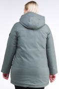 Купить Куртка зимняя женская классическая цвета хаки 86-801_7Kh, фото 5