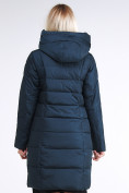 Купить Куртка зимняя женская молодежная стеганная темно-зеленого цвета 870_03TZ, фото 5