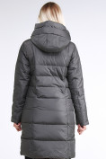Купить Куртка зимняя женская молодежная стеганная светло-серого цвета 870_05SS, фото 4