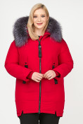 Купить Куртка зимняя женская молодежная красного цвета 88-953_30Kr, фото 4
