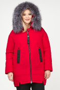 Купить Куртка зимняя женская молодежная красного цвета 88-953_30Kr, фото 8