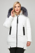 Купить Куртка зимняя женская молодежная белого цвета 88-953_31Bl, фото 3