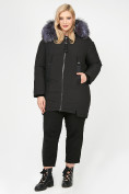 Купить Куртка зимняя женская молодежная черного цвета 88-953_701Ch