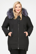 Купить Куртка зимняя женская молодежная черного цвета 88-953_701Ch, фото 2