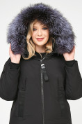 Купить Куртка зимняя женская молодежная черного цвета 88-953_701Ch, фото 7