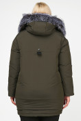 Купить Куртка зимняя женская молодежная цвета  хаки 88-953_8Kh, фото 4