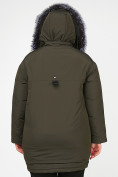 Купить Куртка зимняя женская молодежная цвета  хаки 88-953_8Kh, фото 5