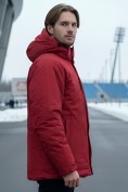 Купить Горнолыжная куртка мужская зимняя красного цвета 88006Kr, фото 3