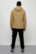 Купить Куртка спортивная мужская весенняя с капюшоном бежевого цвета 88022B, фото 11