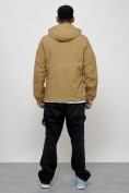 Купить Куртка спортивная мужская весенняя с капюшоном бежевого цвета 88027B, фото 11