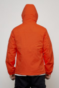 Купить Куртка спортивная мужская весенняя с капюшоном оранжевого цвета 88027O, фото 13