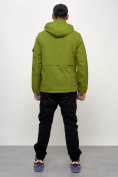 Купить Куртка спортивная мужская весенняя с капюшоном зеленого цвета 88030Z, фото 10