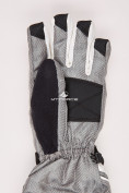 Купить Перчатки мужские горнолыжные серого цвета 88060Sr, фото 3