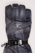 Купить Перчатки мужские горнолыжные темно-серого цвета 88061TC, фото 2