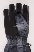 Купить Перчатки мужские горнолыжные темно-серого цвета 88061TC, фото 3