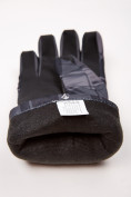 Купить Перчатки мужские горнолыжные темно-серого цвета 88061TC, фото 5