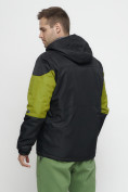 Купить Куртка спортивная мужская с капюшоном черного цвета 8808Ch, фото 15