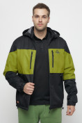 Купить Куртка спортивная мужская с капюшоном черного цвета 8808Ch, фото 6