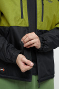 Купить Куртка спортивная мужская с капюшоном черного цвета 8808Ch, фото 8