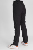 Купить Утепленные спортивные брюки женские черного цвета 88148Ch, фото 15
