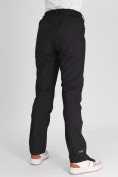 Купить Утепленные спортивные брюки женские черного цвета 88148Ch, фото 17