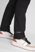 Купить Утепленные спортивные брюки женские черного цвета 88148Ch, фото 7