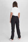 Купить Утепленные спортивные брюки женские черного цвета 88148Ch, фото 3