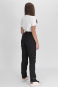 Купить Утепленные спортивные брюки женские черного цвета 88148Ch, фото 5