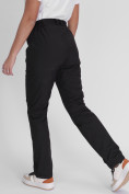 Купить Утепленные спортивные брюки женские черного цвета 88148Ch, фото 11