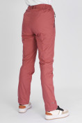 Купить Утепленные спортивные брюки женские розового цвета 88148R, фото 11