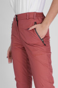Купить Утепленные спортивные брюки женские розового цвета 88148R, фото 14