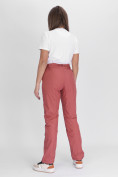 Купить Утепленные спортивные брюки женские розового цвета 88148R, фото 3