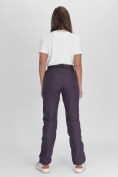 Купить Утепленные спортивные брюки женские темно-серого цвета 88148TC, фото 4