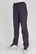 Купить Утепленные спортивные брюки женские темно-серого цвета 88148TC, фото 8