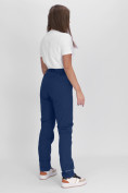 Купить Утепленные спортивные брюки женские темно-синего цвета 88148TS, фото 3