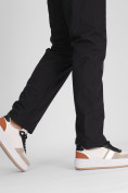 Купить Утепленные спортивные брюки женские черного цвета 88149Ch, фото 16