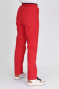 Купить Утепленные спортивные брюки женские красного цвета 88149Kr, фото 11